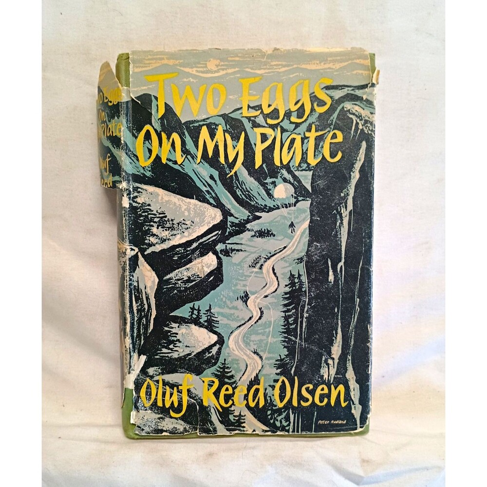 Two Eggs on My Plate Oluf Reed Olsen 1954 WWII Norway Resistance Hardcover DJ
